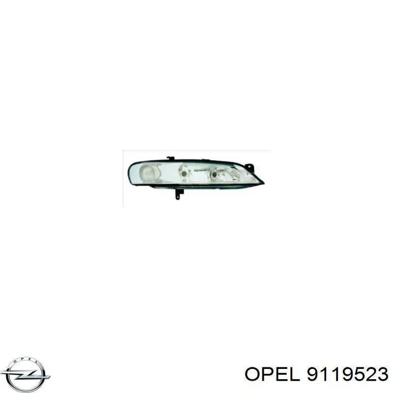 9119523 Opel faro izquierdo