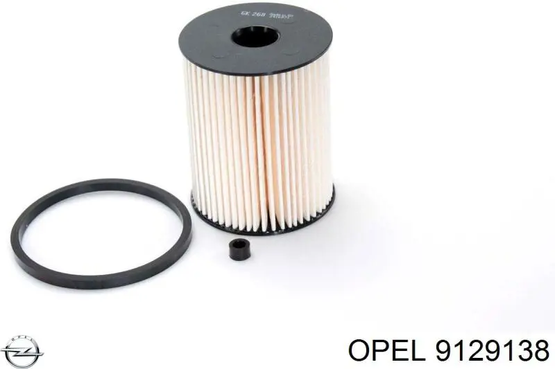 9129138 Opel filtro combustible