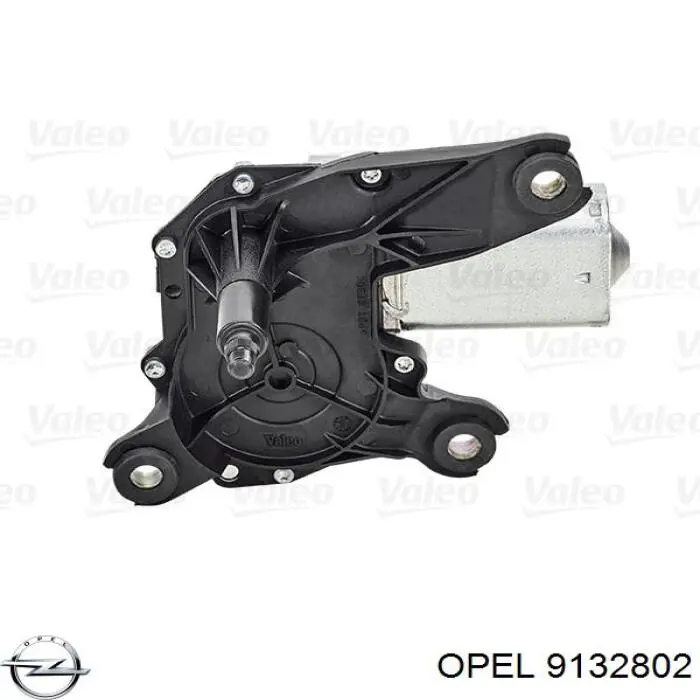 9132802 Opel motor limpiaparabrisas luna trasera