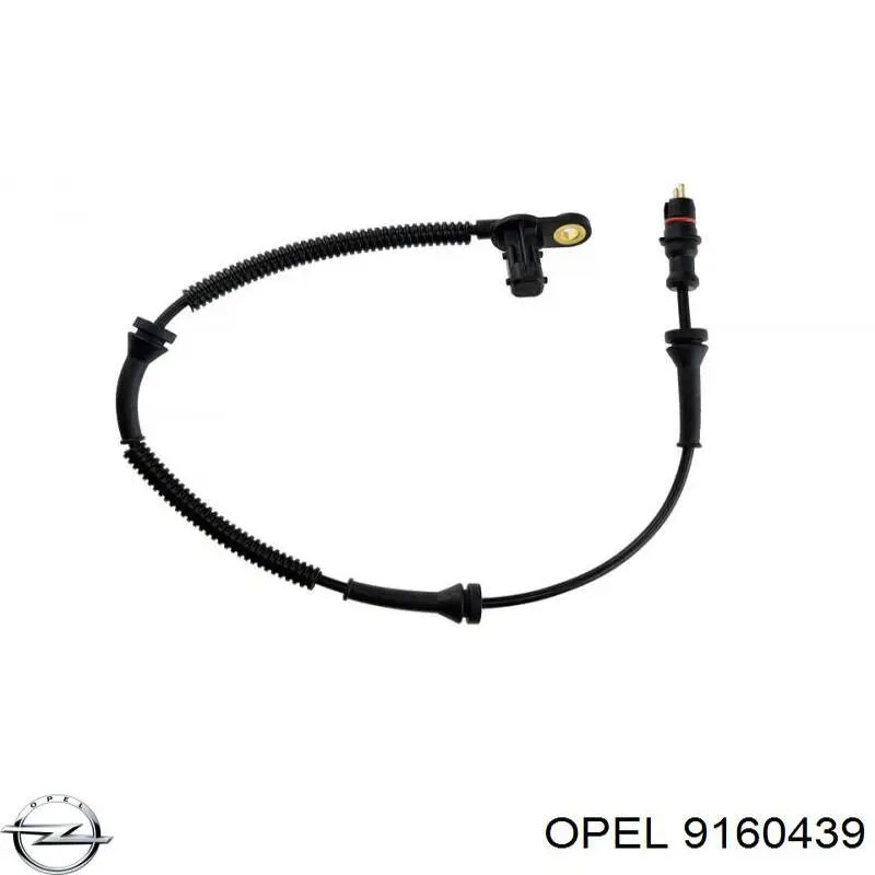 9160439 Opel sensor abs delantero