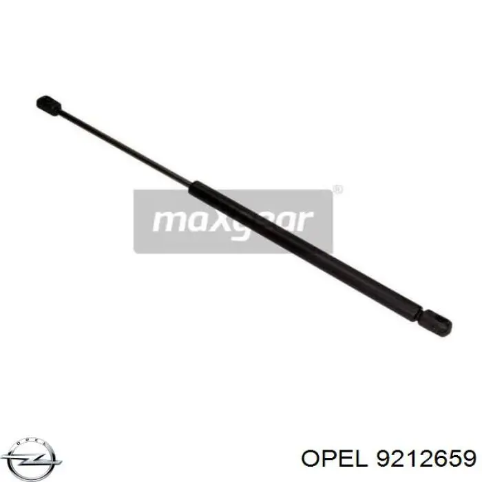 9212659 Opel amortiguador de maletero