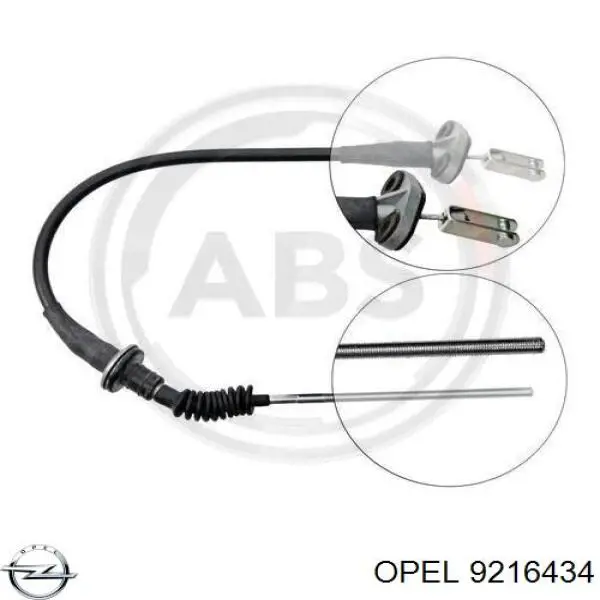 9216434 Opel cable de embrague