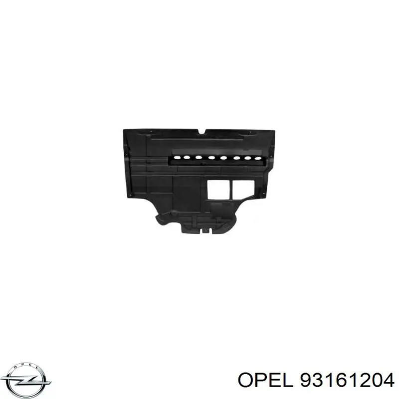 93161204 Opel protección motor /empotramiento