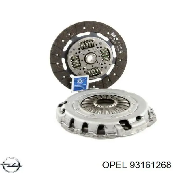 93161268 Opel kit de embrague (3 partes)