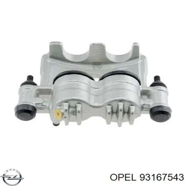 93167543 Opel pinza de freno delantera derecha