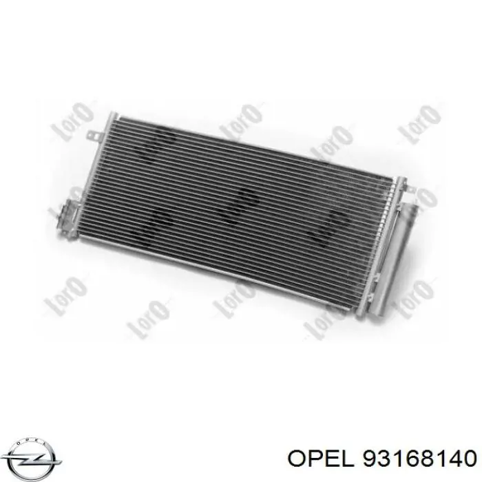 93168140 Opel condensador aire acondicionado