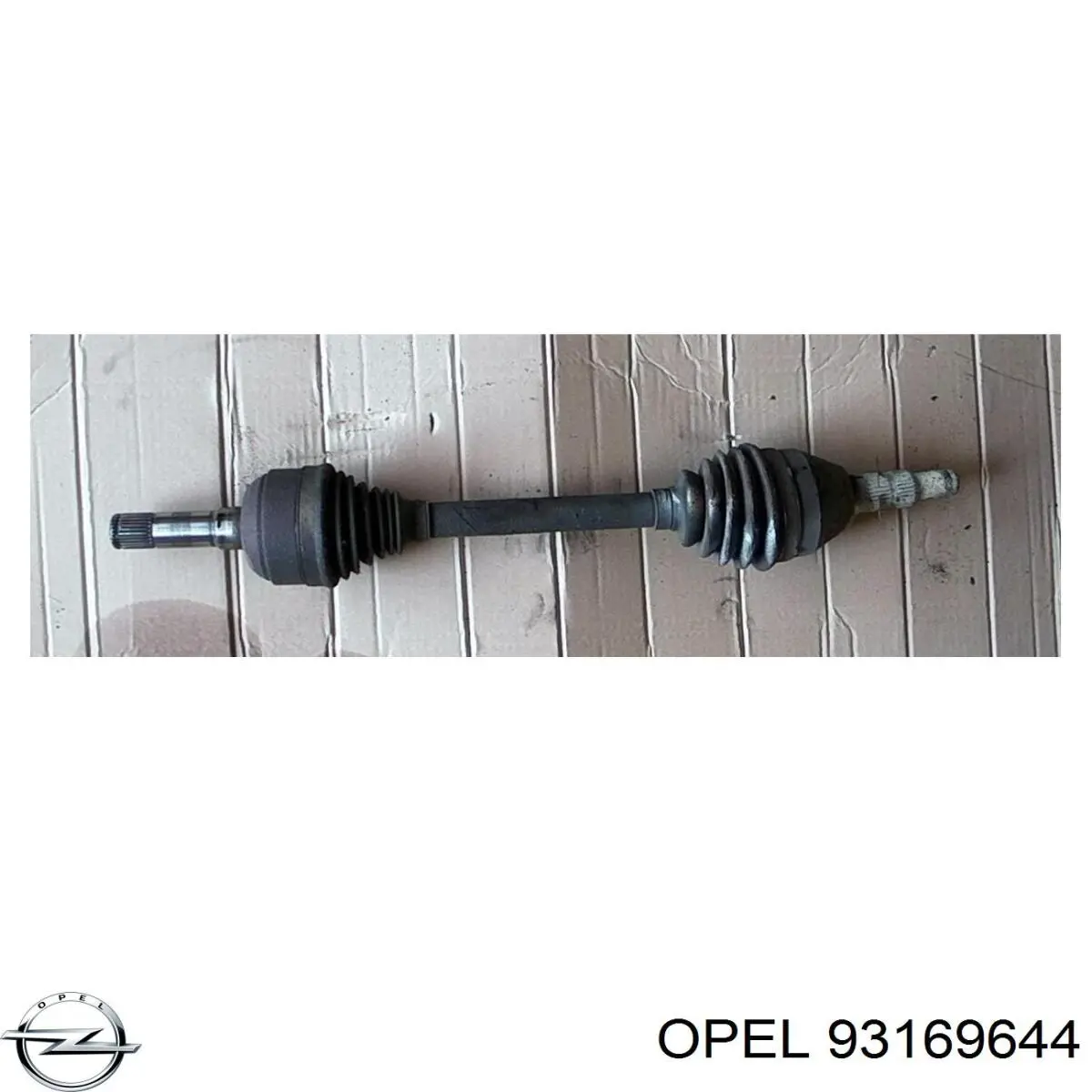 93169644 Opel árbol de transmisión delantero derecho