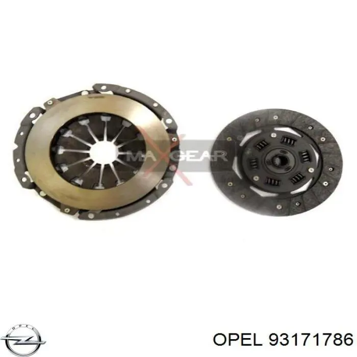 93171786 Opel kit de embrague (3 partes)