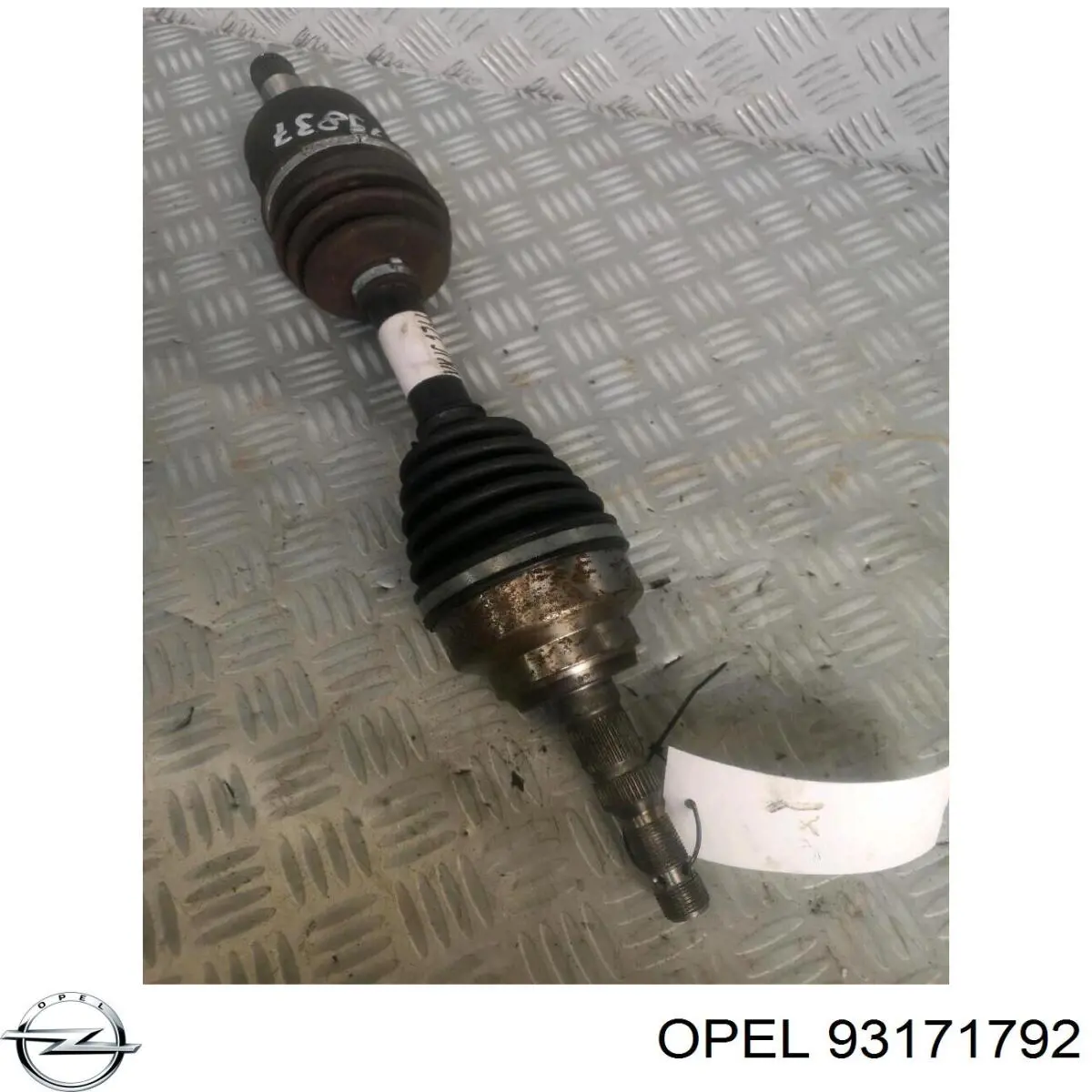 93171792 Opel árbol de transmisión delantero izquierdo