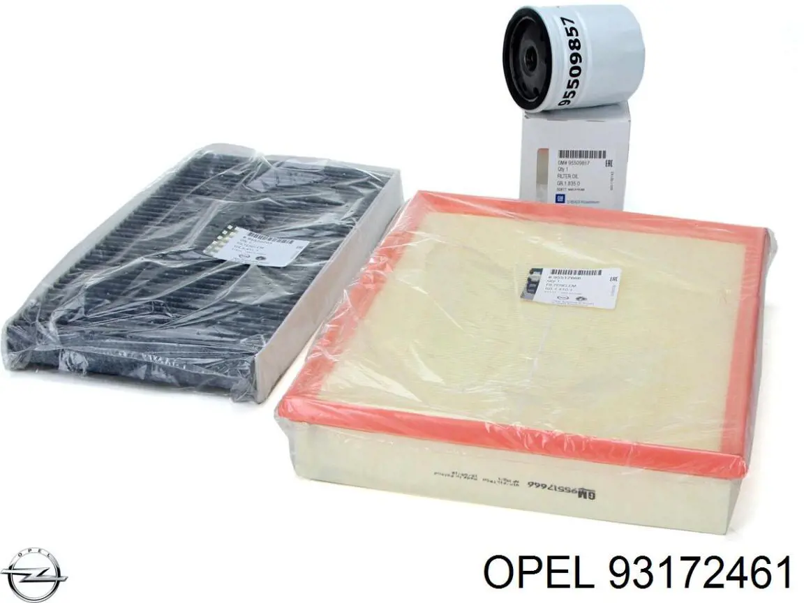 93172461 Opel filtro de aire