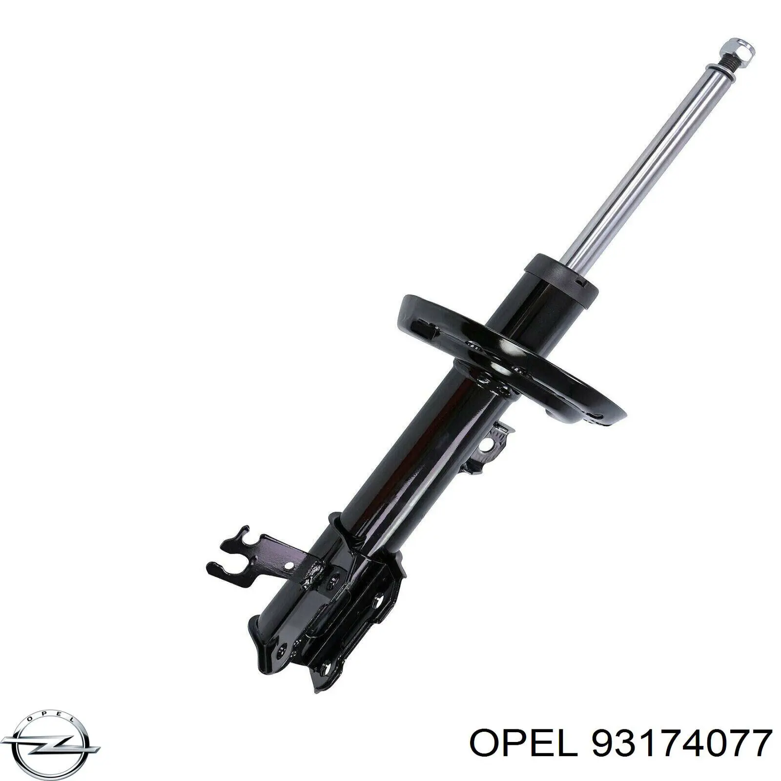 93174077 Opel amortiguador delantero izquierdo