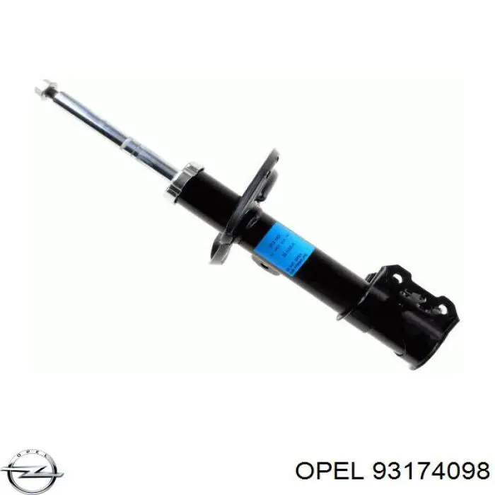 93174098 Opel amortiguador delantero izquierdo