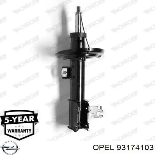 93174103 Opel amortiguador delantero derecho