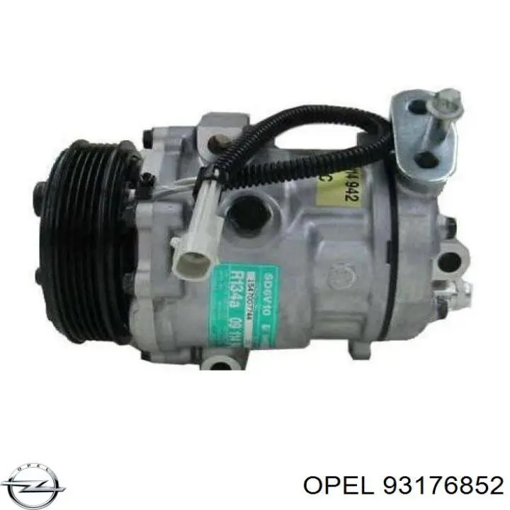 93176852 Opel compresor de aire acondicionado