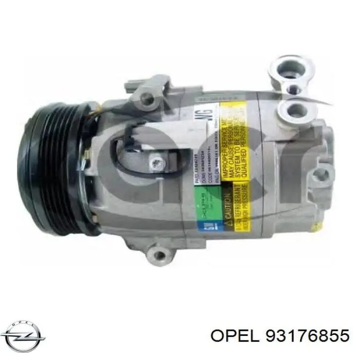 93176855 Opel compresor de aire acondicionado