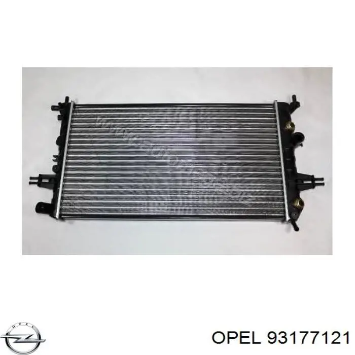 93177121 Opel radiador refrigeración del motor