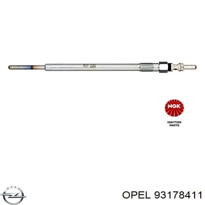 93178411 Opel bujía de incandescencia