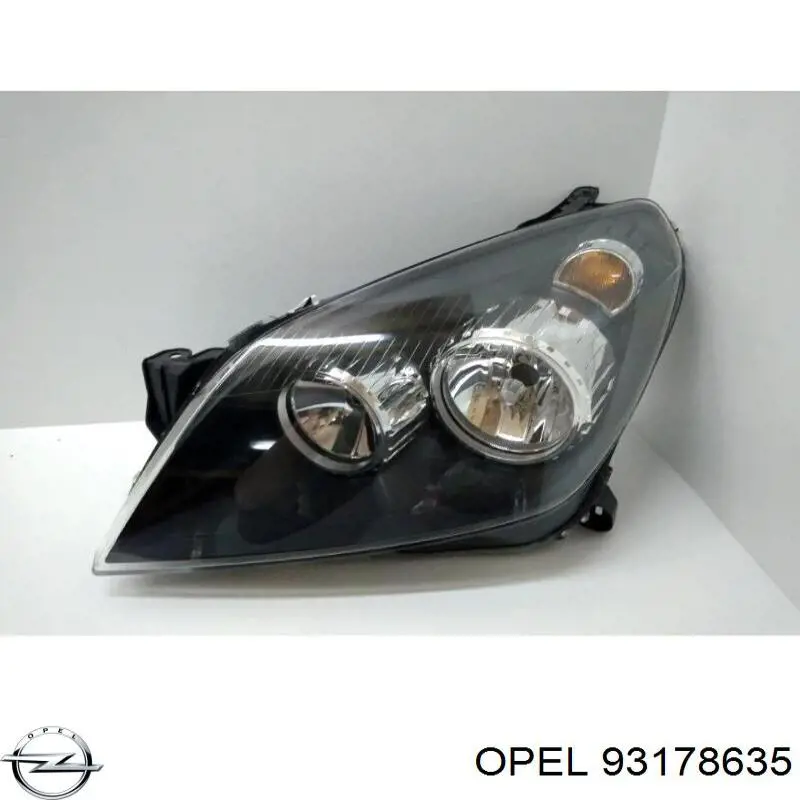 93178635 Opel faro izquierdo