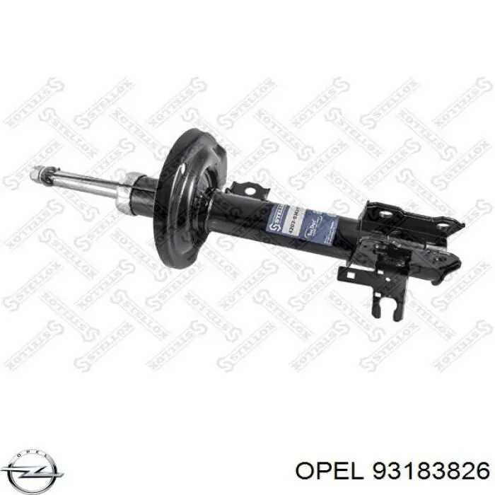 93183826 Opel amortiguador delantero izquierdo