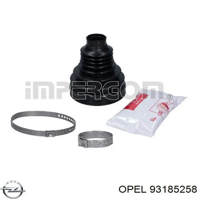 93185258 Opel fuelle, árbol de transmisión delantero interior