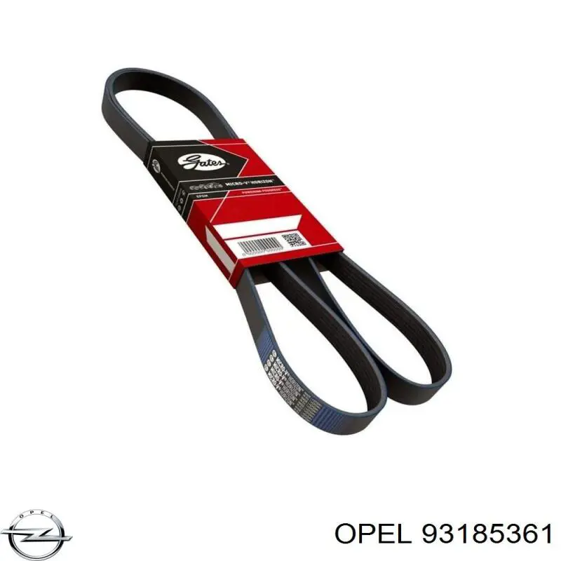 93185361 Opel correa trapezoidal