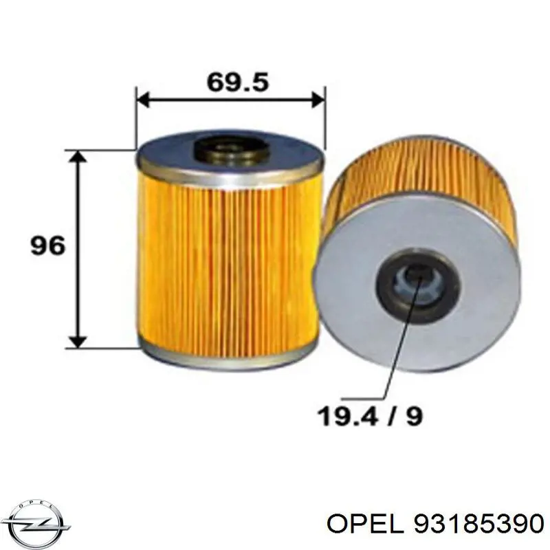 93185390 Opel filtro combustible