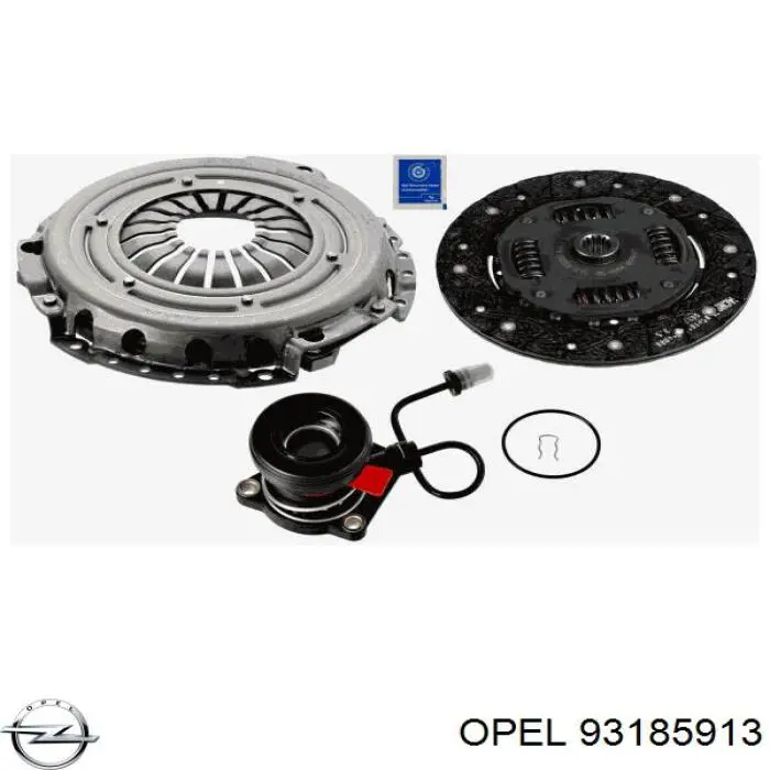 93185913 Opel kit de embrague (3 partes)