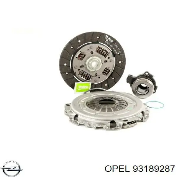 93189287 Opel kit de embrague (3 partes)