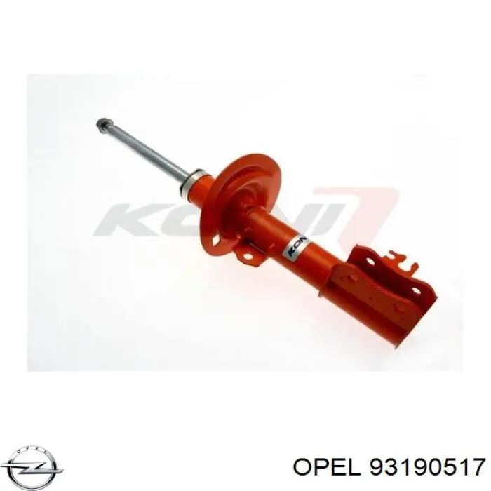 93190517 Opel amortiguador delantero derecho