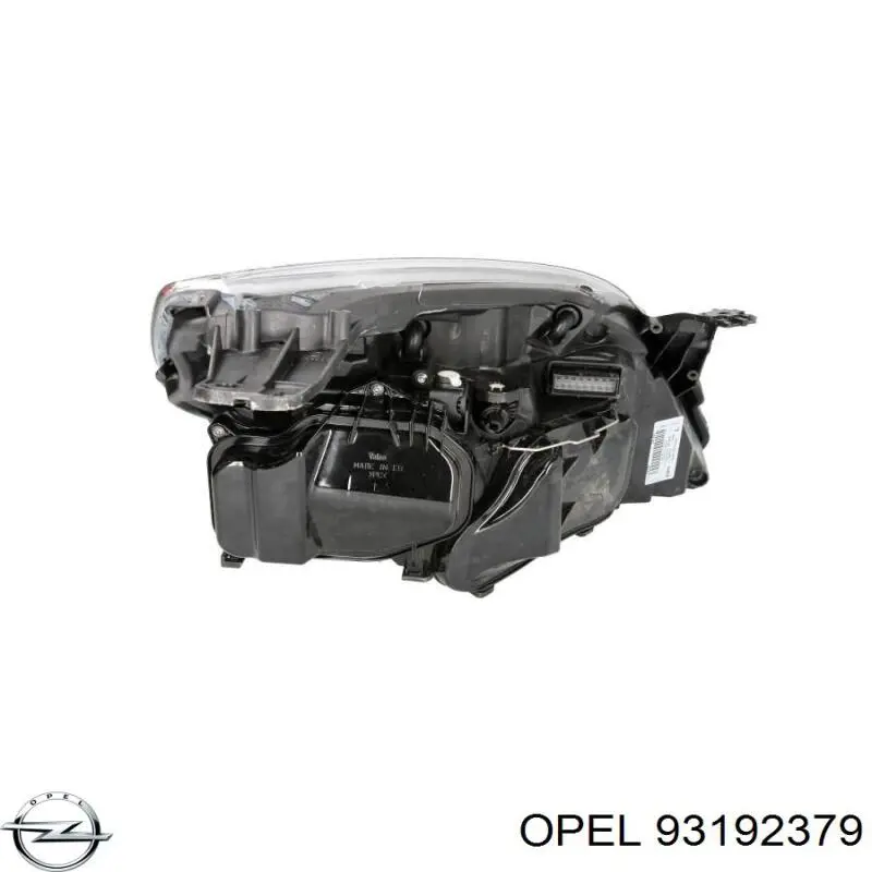 93192379 Opel faro izquierdo