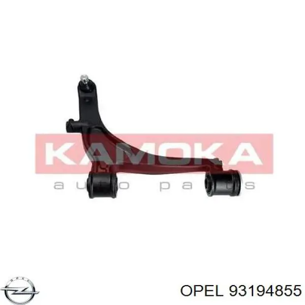 93194855 Opel barra oscilante, suspensión de ruedas delantera, inferior derecha