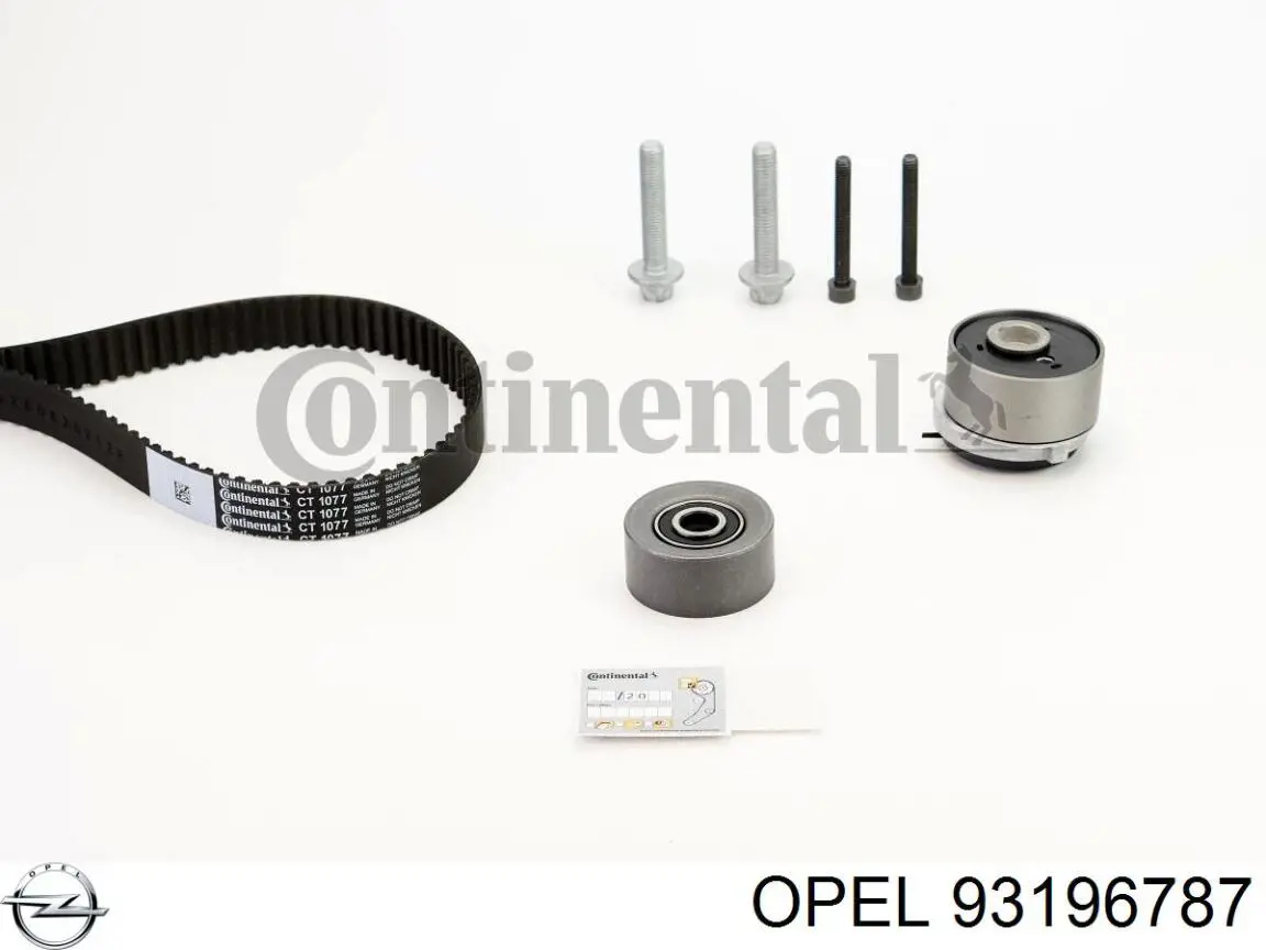 93196787 Opel kit correa de distribución