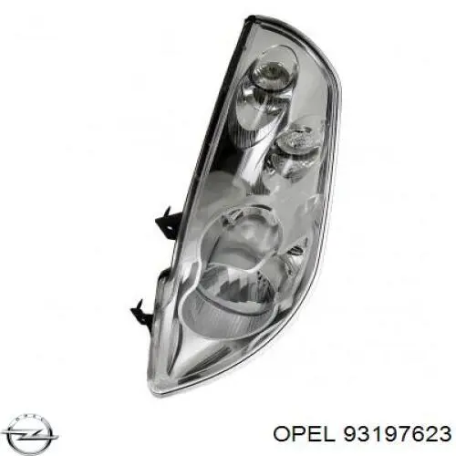 93197623 Opel faro izquierdo