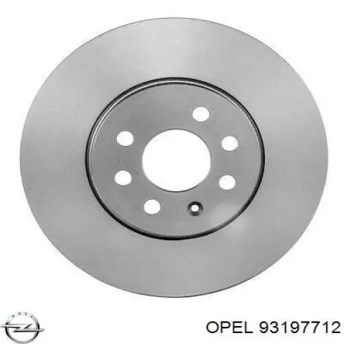 93197712 Opel freno de disco delantero