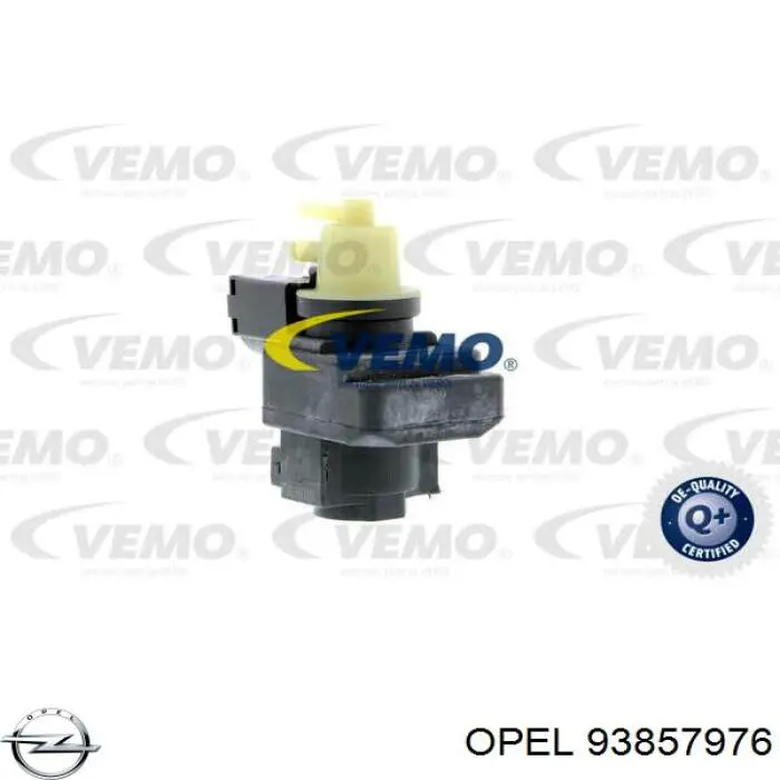 93857976 Opel valvula de solenoide control de compuerta egr