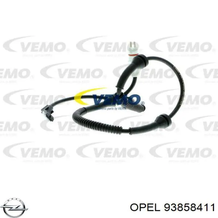 93858411 Opel sensor abs delantero