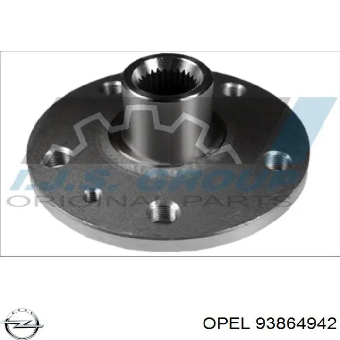 93864942 Opel cubo de rueda delantero