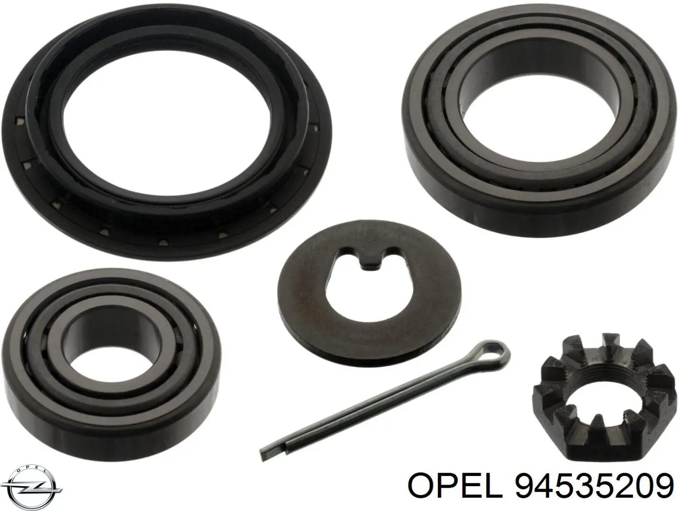 94535209 Opel cojinete de rueda trasero exterior