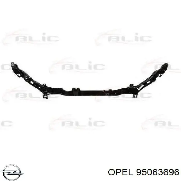 95063696 Opel soporte de radiador completo