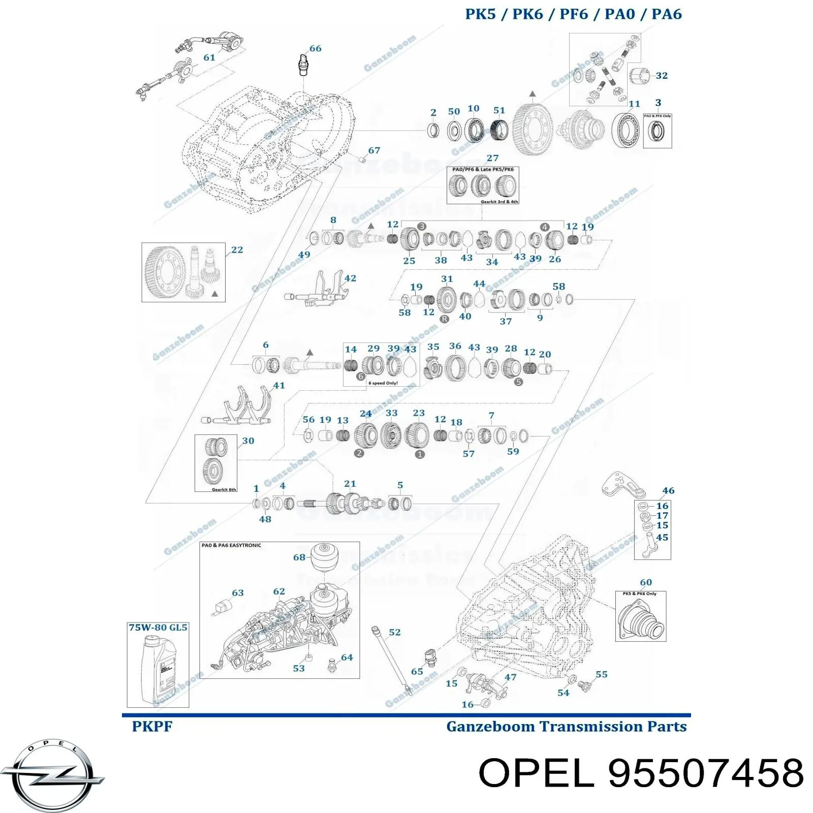 95507458 Opel 