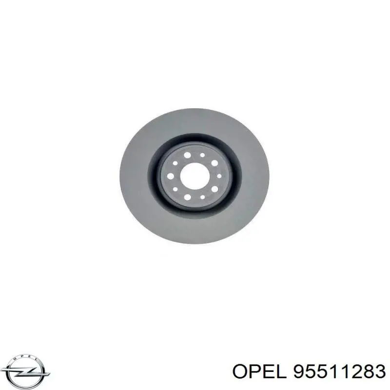 95511283 Opel freno de disco delantero