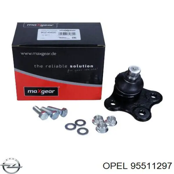 95511297 Opel barra oscilante, suspensión de ruedas delantera, inferior derecha