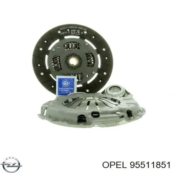 95511851 Opel kit de embrague (3 partes)