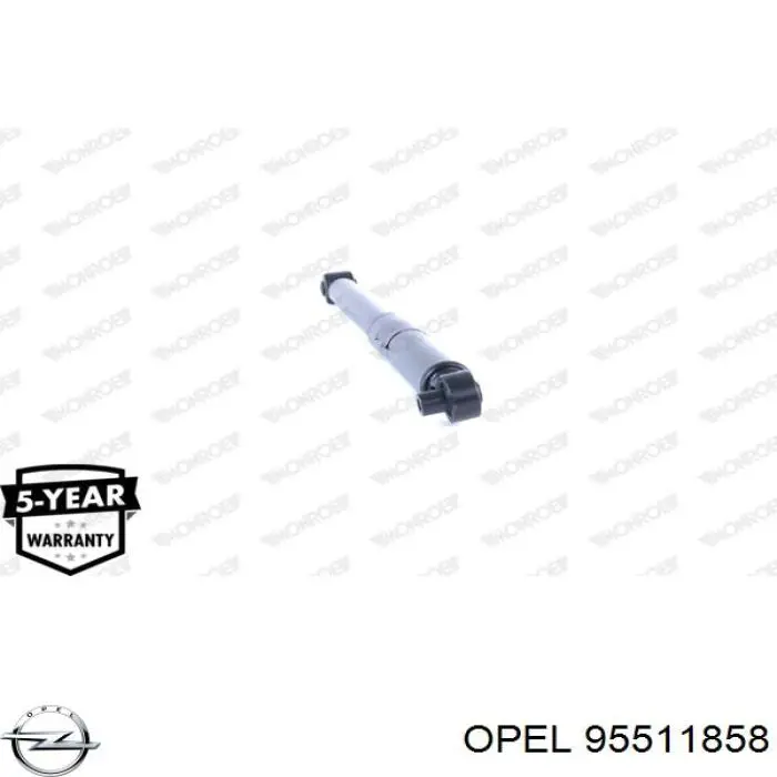 95511858 Opel amortiguador trasero