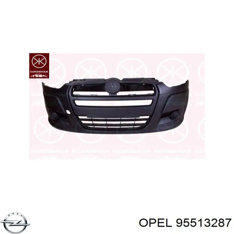 95513287 Opel parachoques trasero