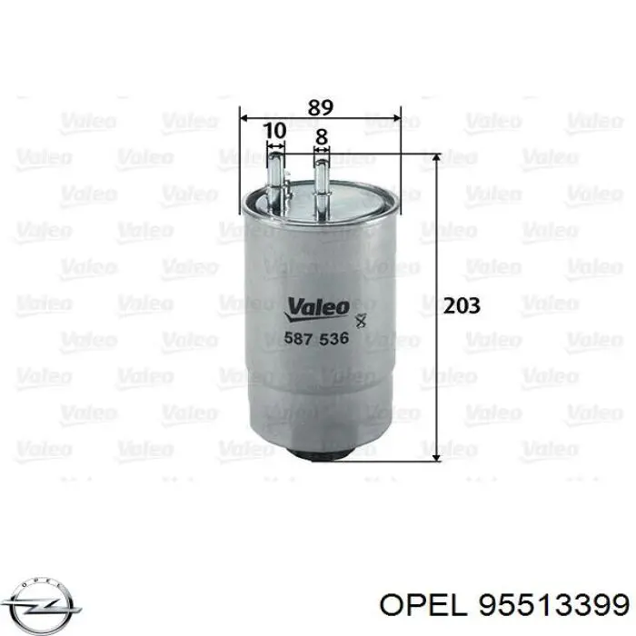 95513399 Opel filtro combustible