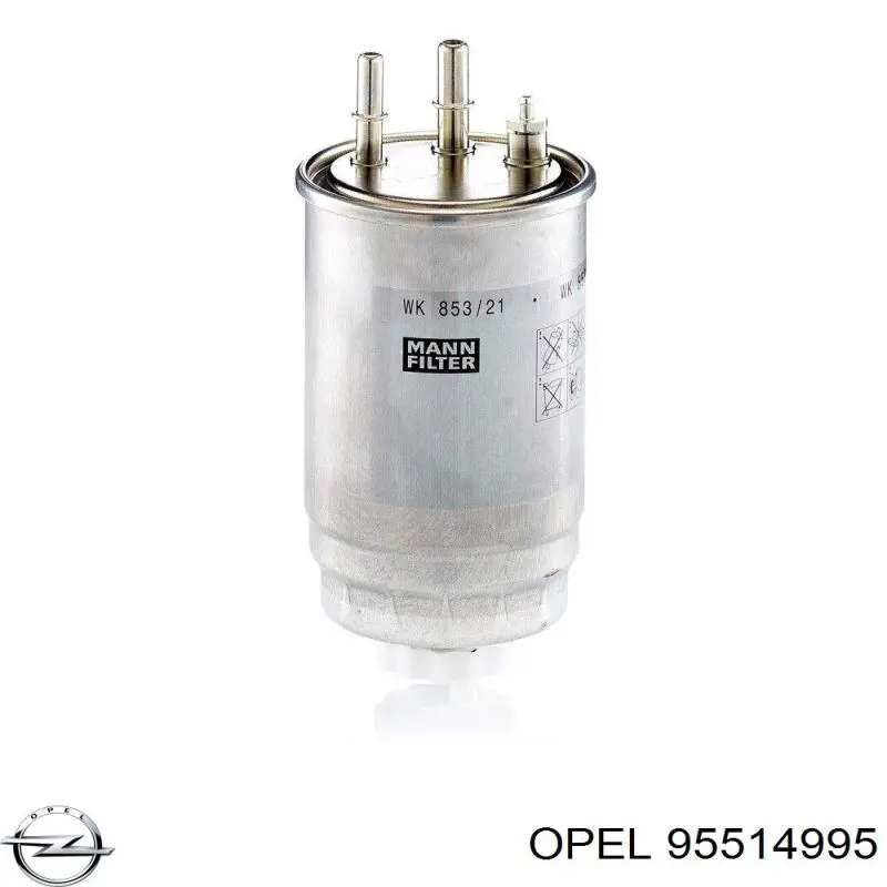 95514995 Opel filtro combustible