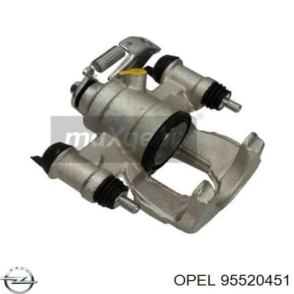 95520451 Opel pinza de freno trasera izquierda