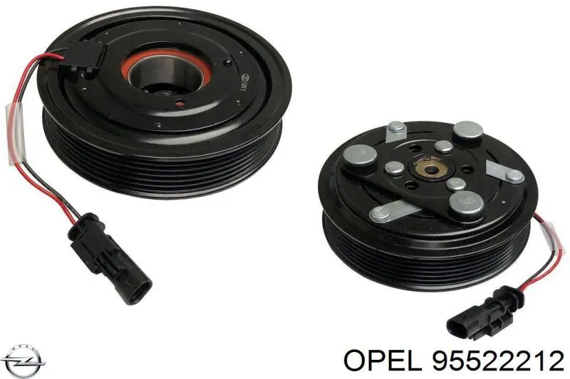 95522212 Opel compresor de aire acondicionado