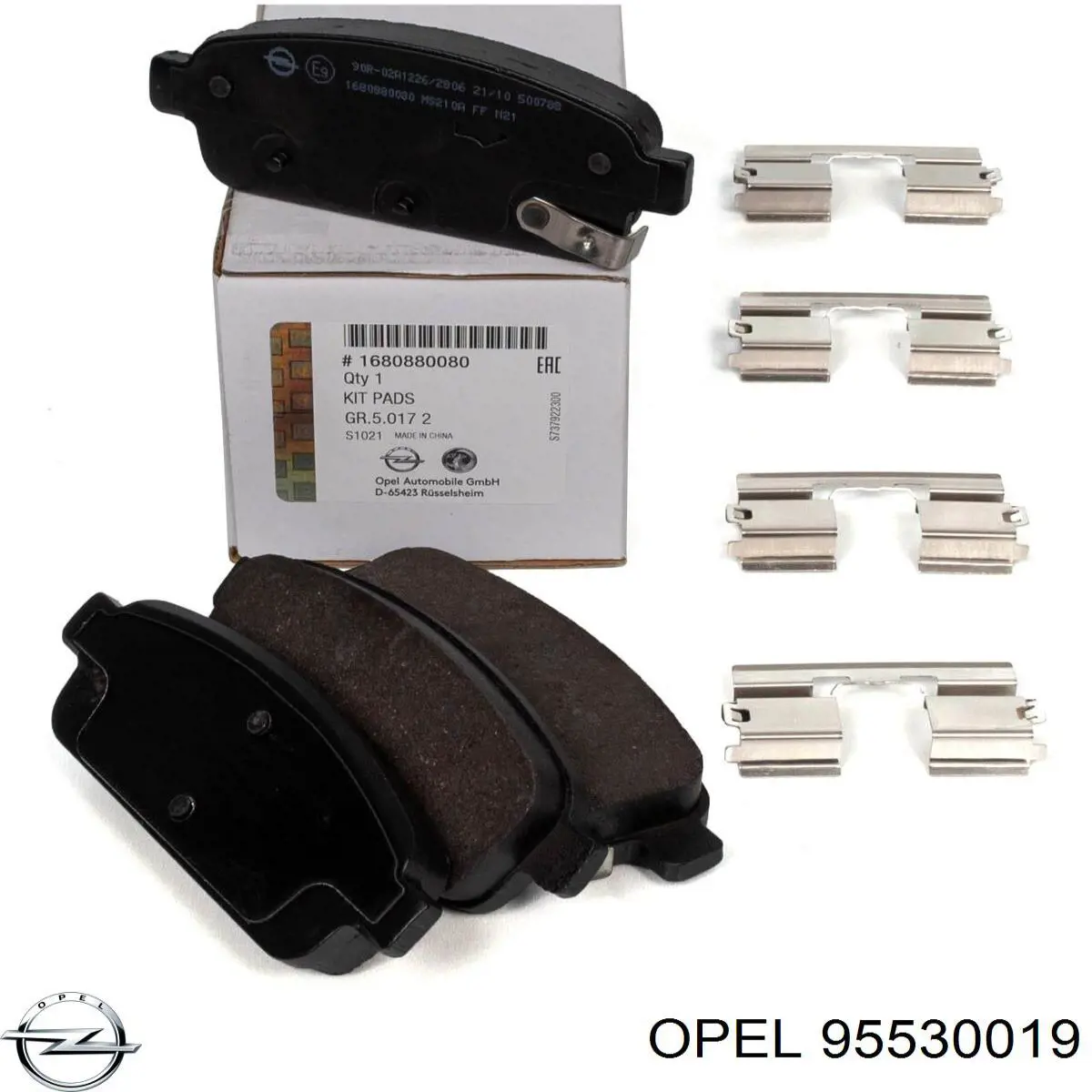 95530019 Opel pastillas de freno delanteras